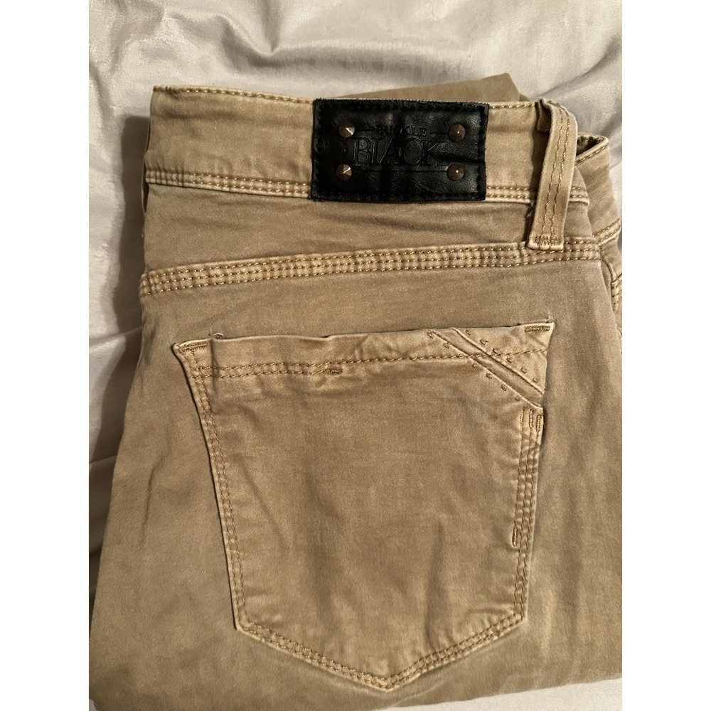 Buckle Tan Skinny Jeans